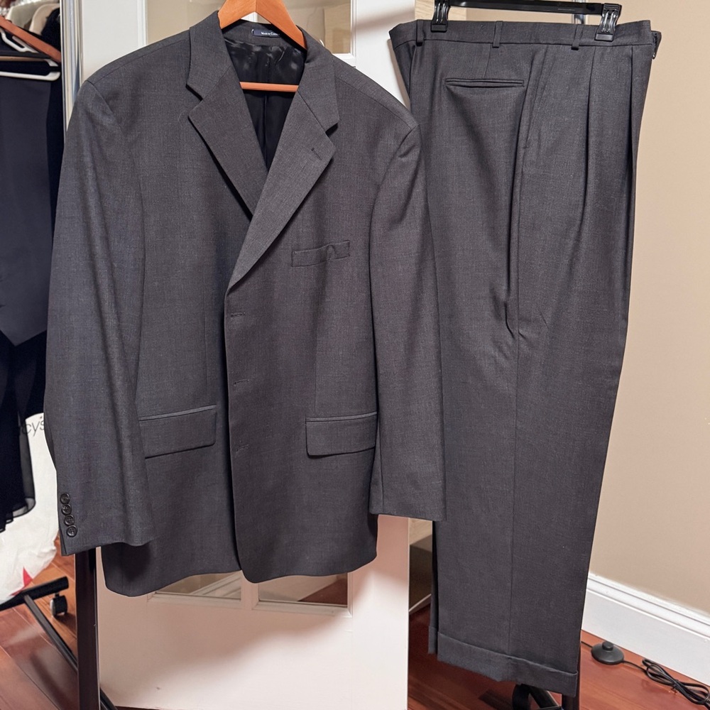 Chaps Ralph Lauren Dark Gray Men's Suit